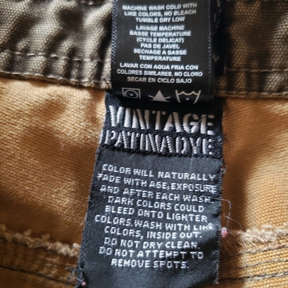 Kuhl Out Kast Jean Pants size 16S Brown Stretch Canvas Patina Dye Hiking - Picture 13 of 13